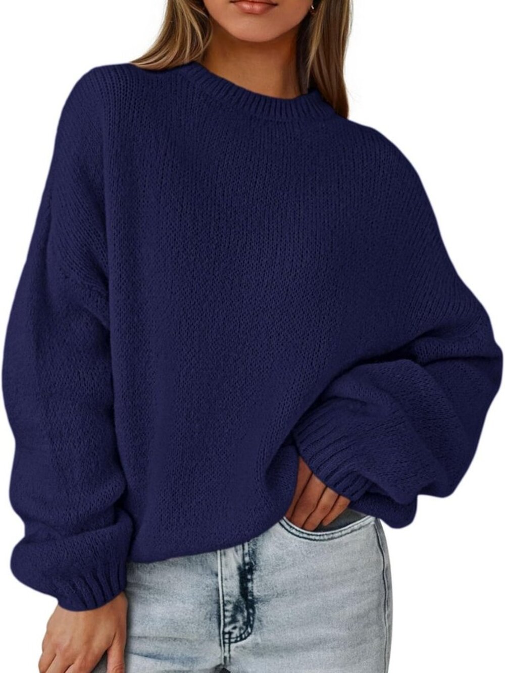 Cozy Oversized Women's Fall Sweater - Perfect for Holiday Style & Comfort